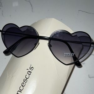 Black heart shaped sunnies
